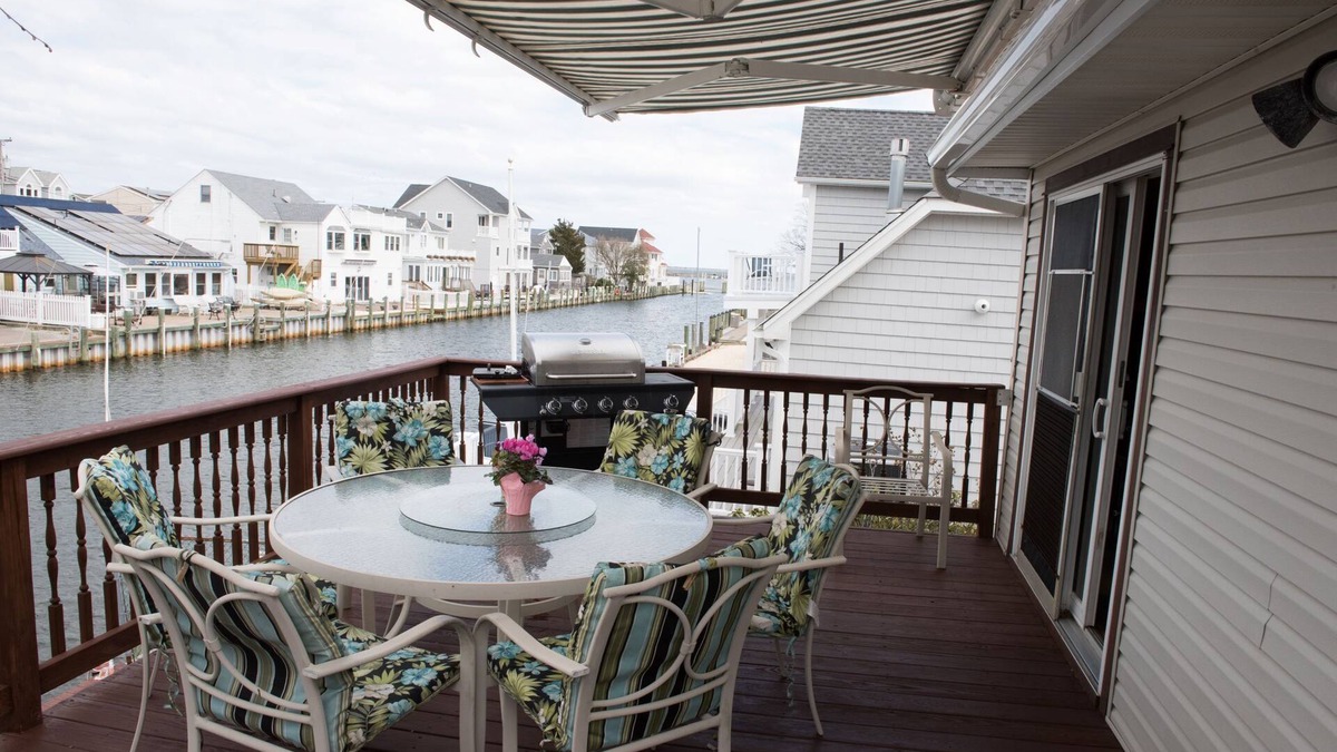 Bayville House | 4 bedroom house with gorgeous views of Barnegat Bay and 71 foot bulkhead