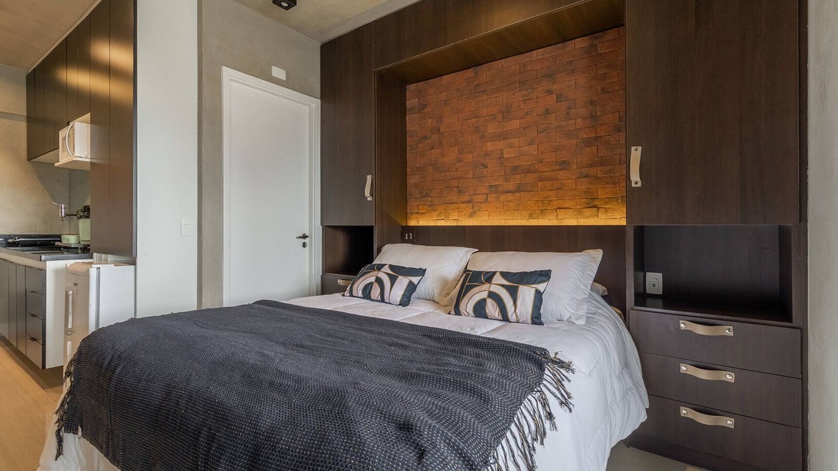 Vila Buarque Apartment | 4 guests, swimming pool, garage and sauna