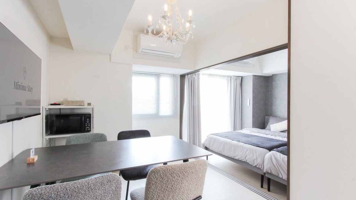 Namba Apartment | 4 min walk from Nagahoribashi Station/Near Shinsaibashi/Max 4 guests/Wi-Fi available/Check-out at 11:00