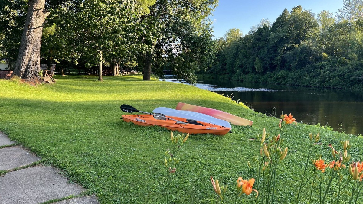 Lawrenceville Cottage | 4 season Adventures! Waterfront, *Hot tub* Deer River Paradise!