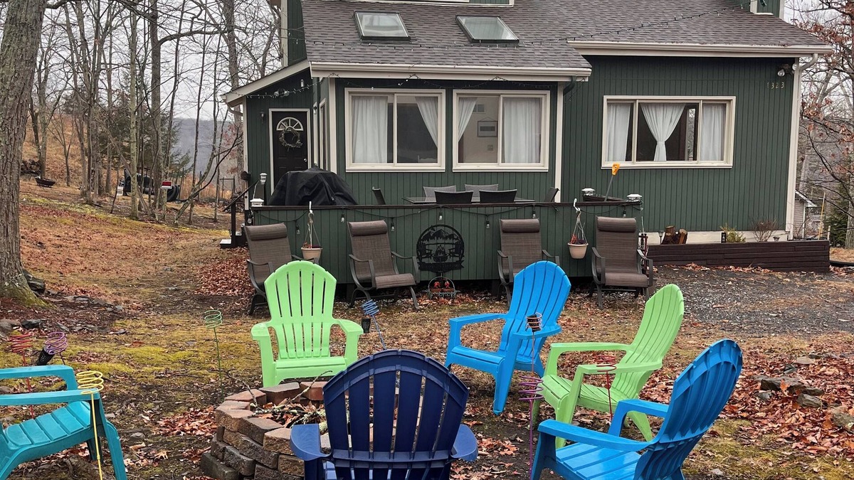 Bushkill House | 4 Season Fun Filled Mountain Retreat in Saw Creek Estates with Tons of Amenities