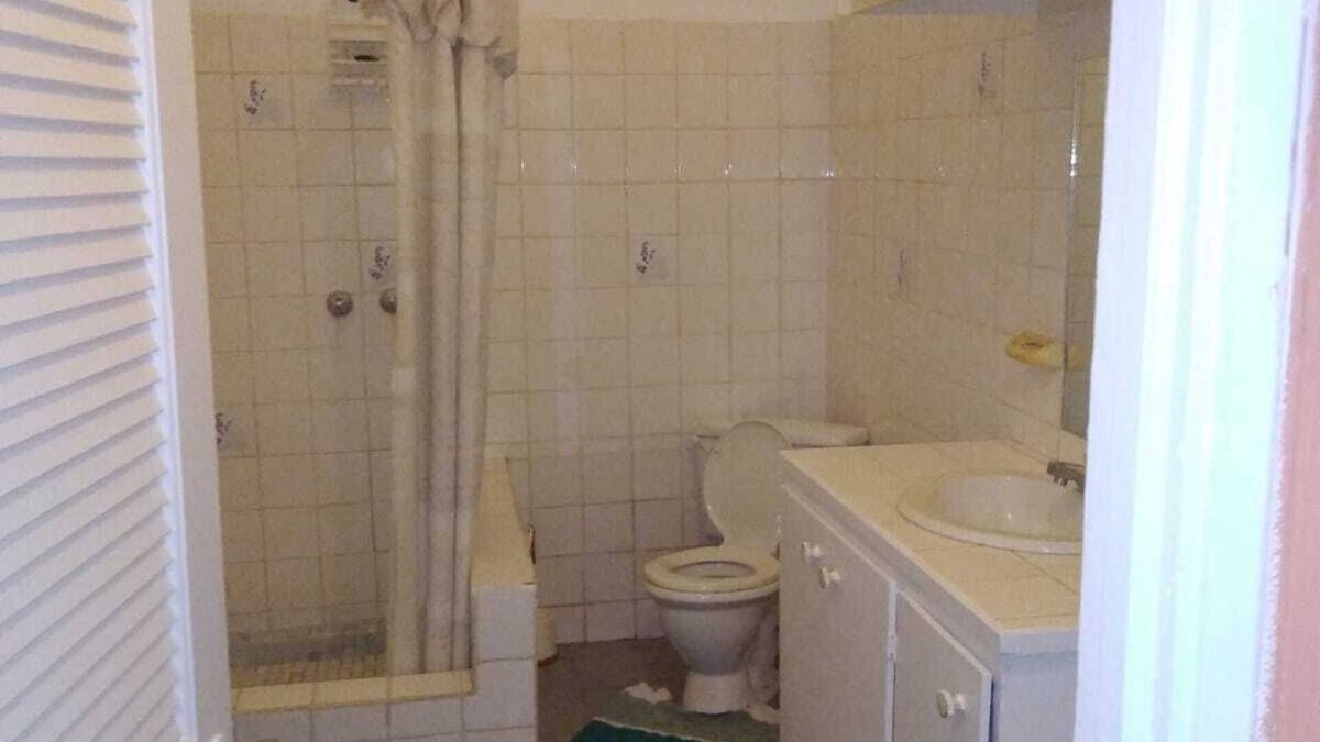 Bois d'Orange Condo | 4 separate single bedrooms,bathrooms,living and kitchen.beach access