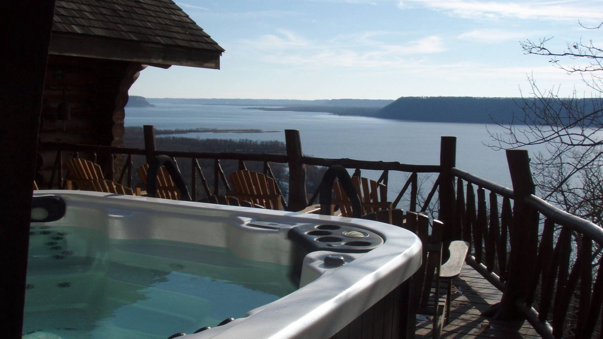Maiden Rock Cottage | 40 Acre Wooded Retreat Overlooking Lake Pepin with Lakefront