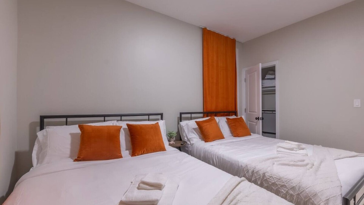 Ampere Apartment | 40% OFF 3Days+9 min to EWR, 2 Queen Beds, Sleeps 6