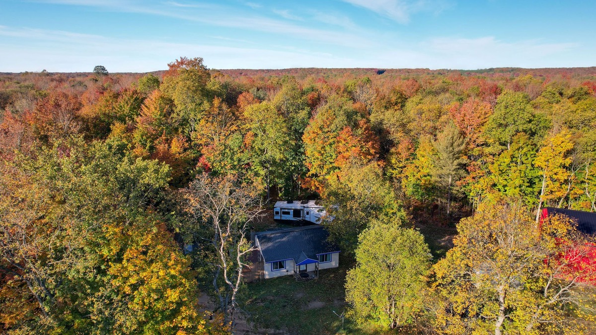 Coldsprings Township Cabin | 400-Acre Outdoor Enthusiast's Lodge in Mancelona!