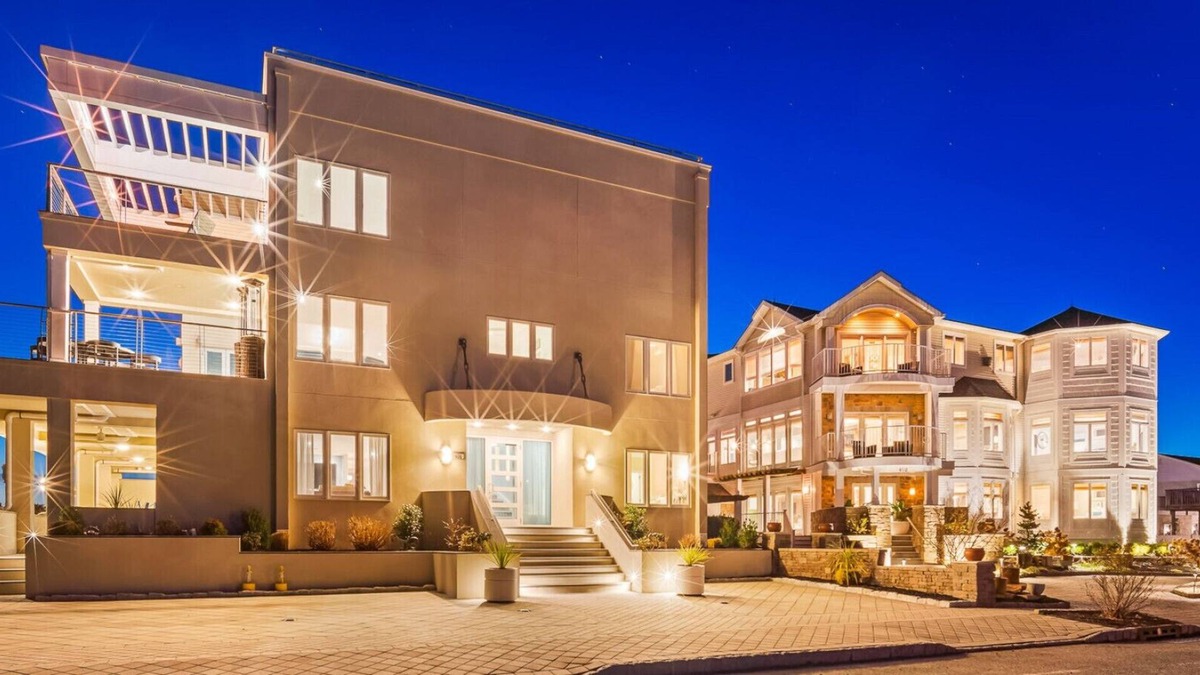 A-Zone House | 402 and 406 · Exclusive Beachfront Mansions + Sleeps 36 +Hot tubs