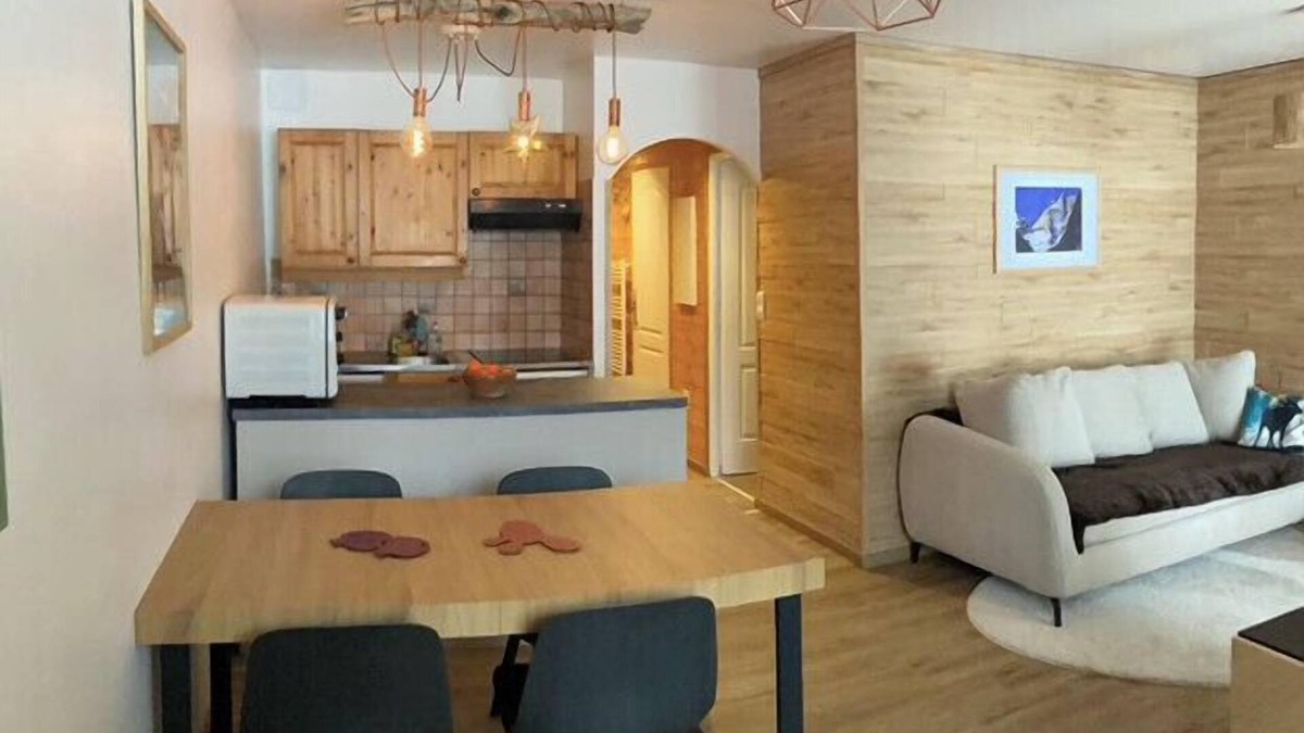 Monetier-les-Bains Apartment | 40m² with garden and nice view on the valley