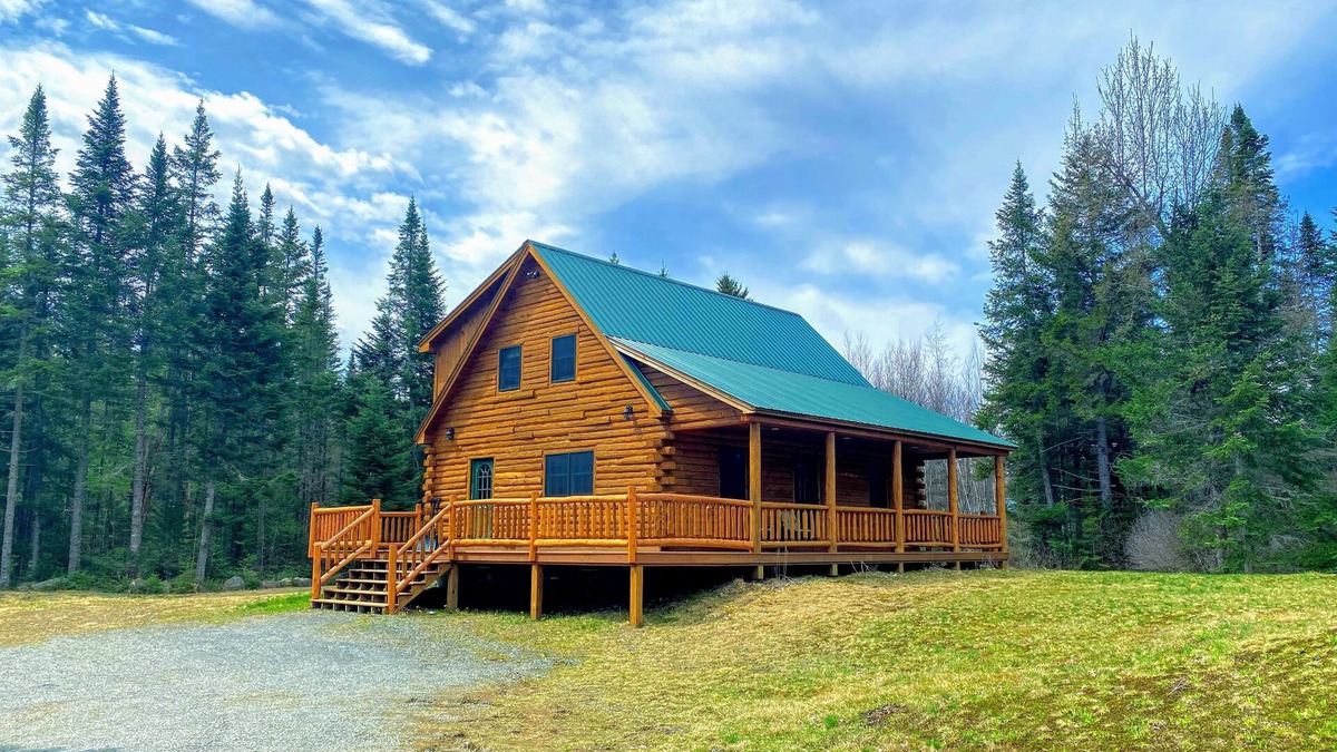 Twin Mountain Cabin | 40PL Log cabin - AC, in the White Mountains,