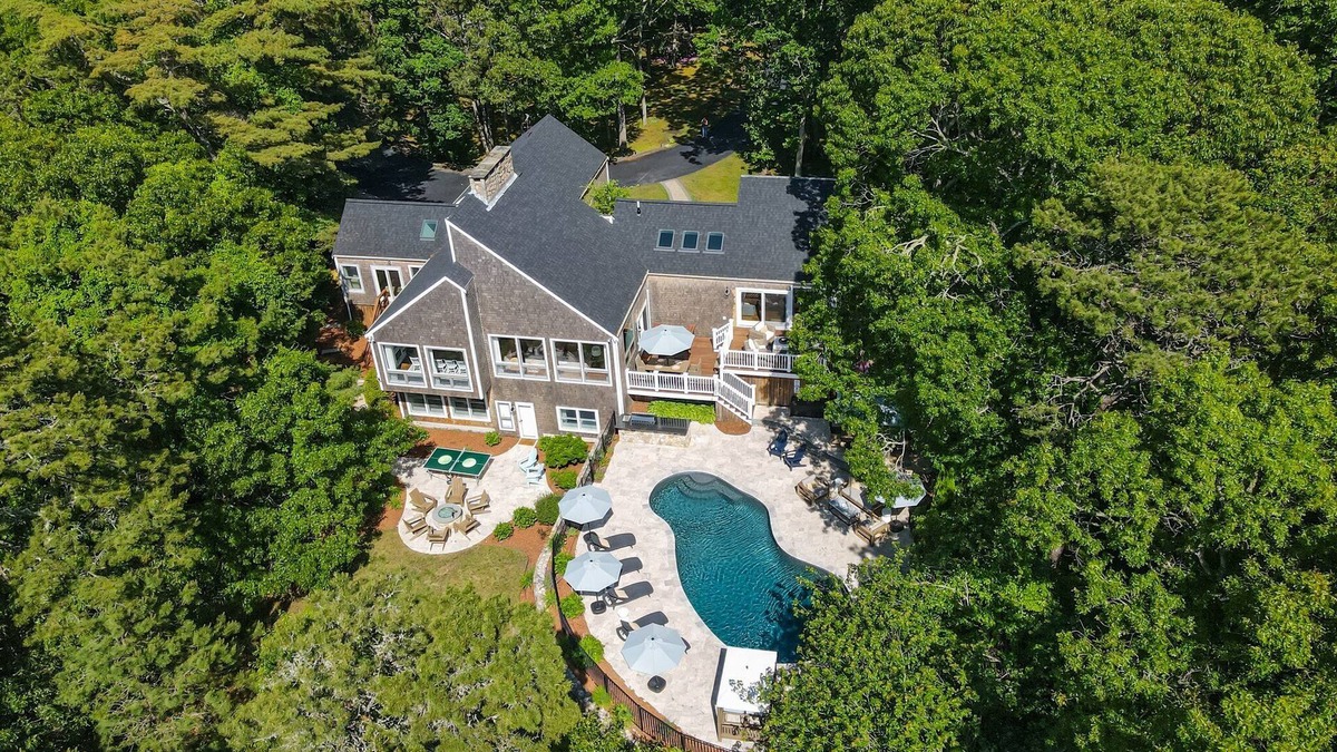 Osterville House | 4BR 4BA Osterville home with pool, hot tub, game room-minutes from the beach!