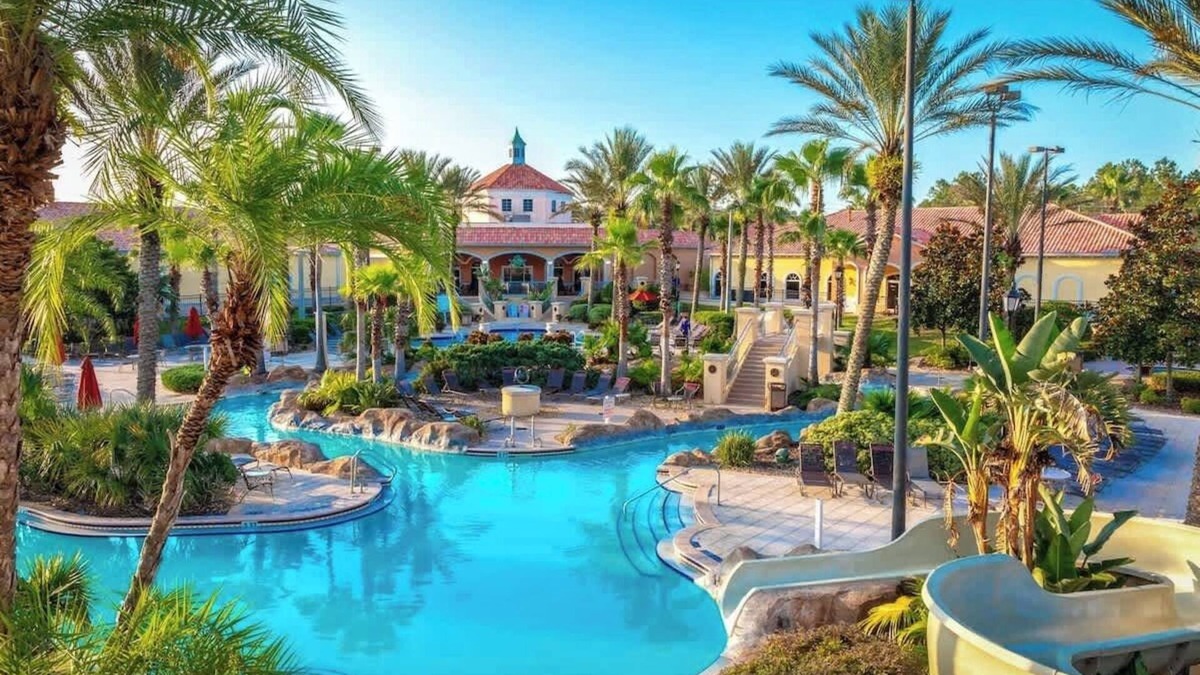 Regal Palms House | 4Br Resort Home with Pool and Lazy River Sleeps 8
