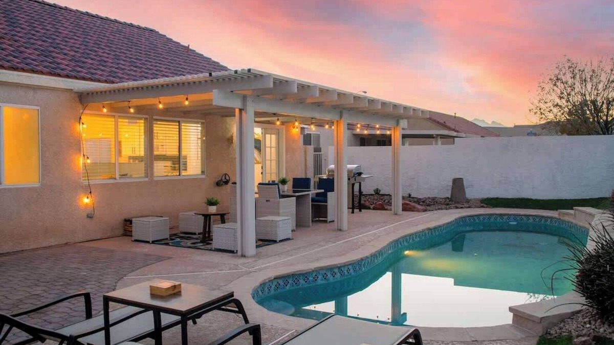 North Las Vegas House | 4BR Vegas Home+Pool with a Chic Modern Touch