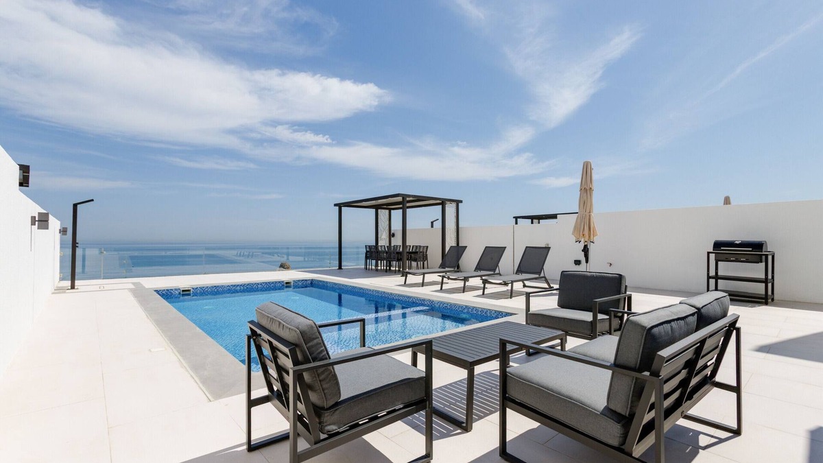 Sharm Villa | 4BR Villa with Arabian Gulf, Mountain, Community Views and Heated Pool