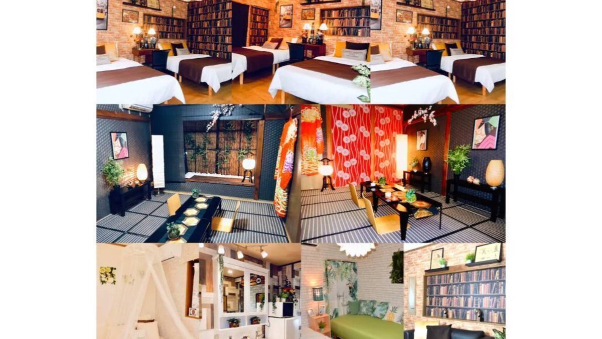 Taisho-ku House | ( 5) 13 people can be accommodated in a private room! 4 bedrooms / 6 min to Kyocera Dome / 20 min to USJ / 5 min to Dotonbori / 2 min to Taisho Subway Station