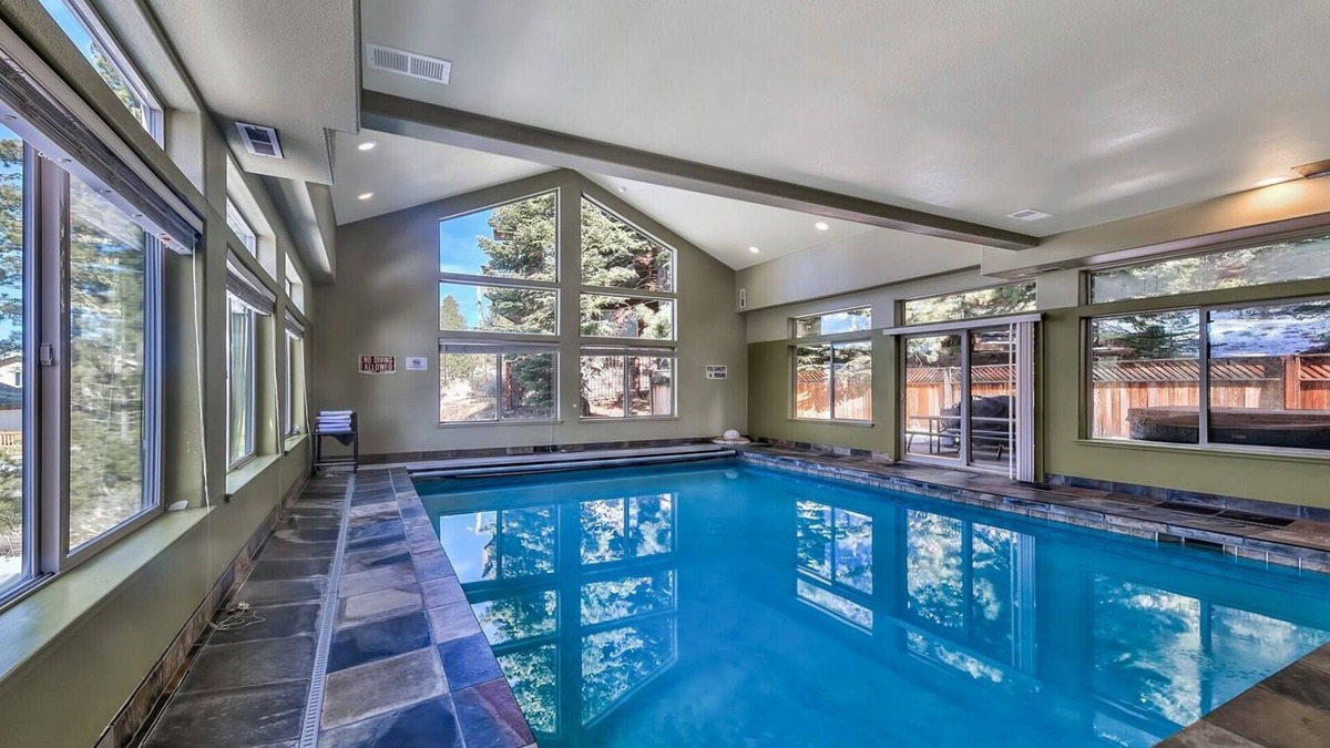 Pioneer Trail House | 5 Bed 5 BA, Heated Indoor Pool, Steam Shower, Hot Tub, Pool Table FoosBall Table
