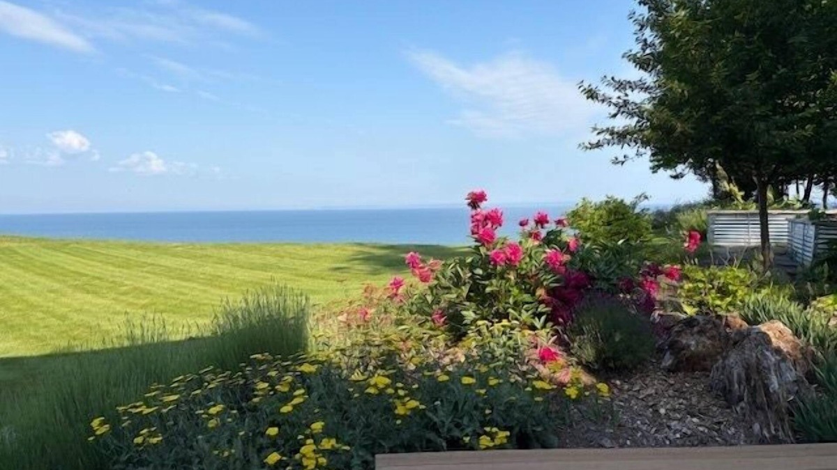 Leland House | 5-bedroom home overlooking Lk Mich. South of Leland.