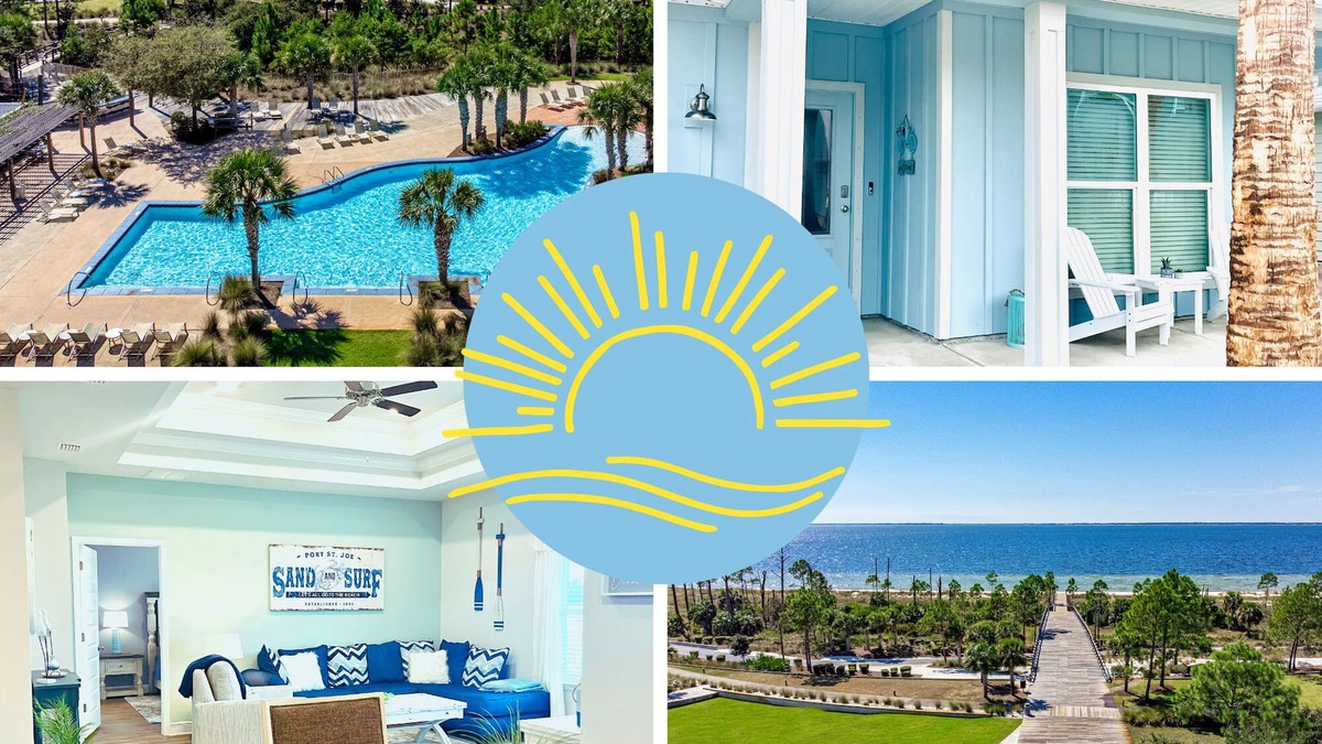 Port St. Joe House | 5 houses from Pool & Boardwalk to BEACH .LG PATIO and FIRE PIT GOLFCART Included