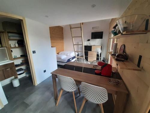 Viuz-en-Sallaz Apartment | 5 min des pistes de ski Grand studio mezzanine