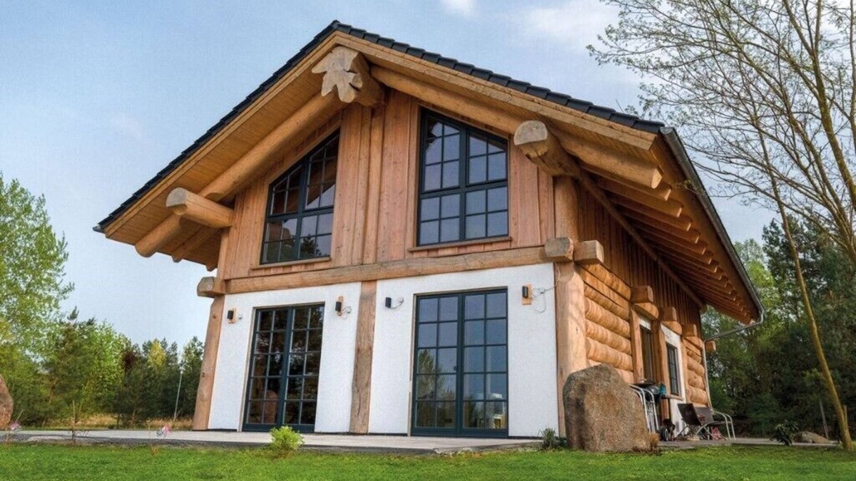 Grobern Ski Chalet | 5-star luxury log cabin at the Gröbern lakeside resort