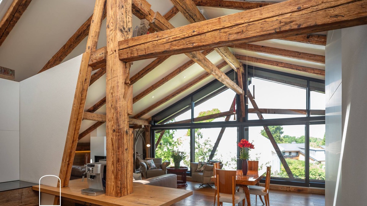 Riederau Apartment | 5 Sterne - Gut Stohrerhof - Penthouse am Ammersee bis 4 Pers - Luxuriöses Penthouse am Ammersee zwi