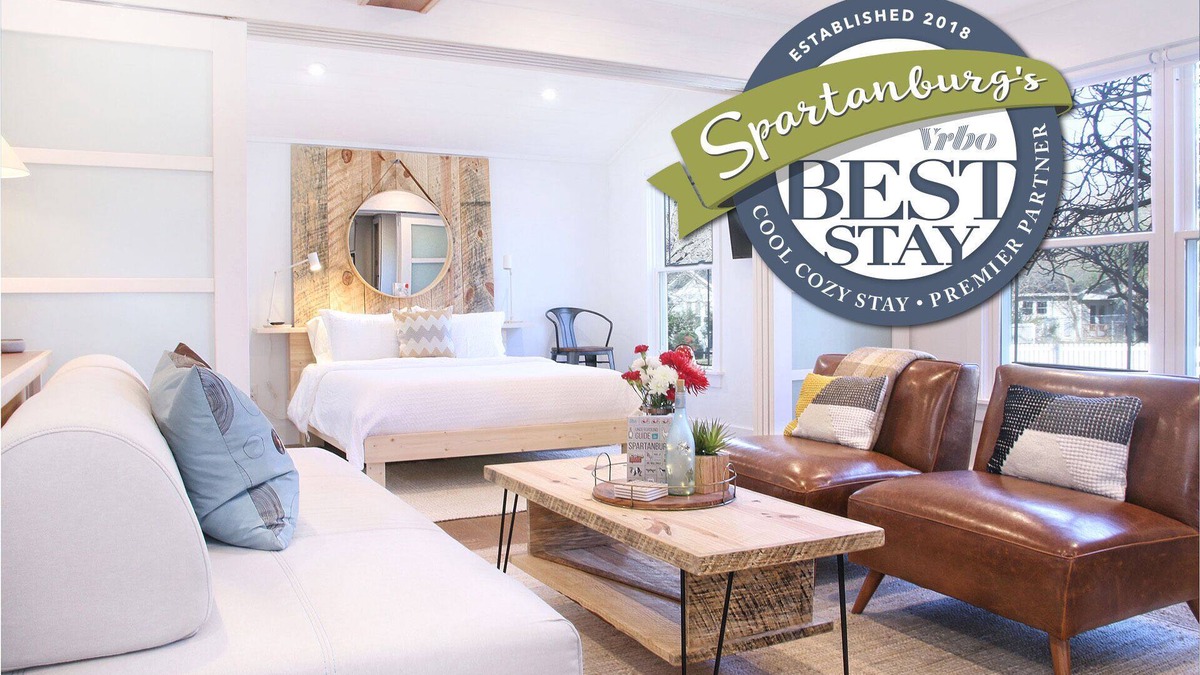 Spartanburg Cottage | 5★ Stunning Designer Cottage In Beautiful Neighborhood - Walk to Downtown