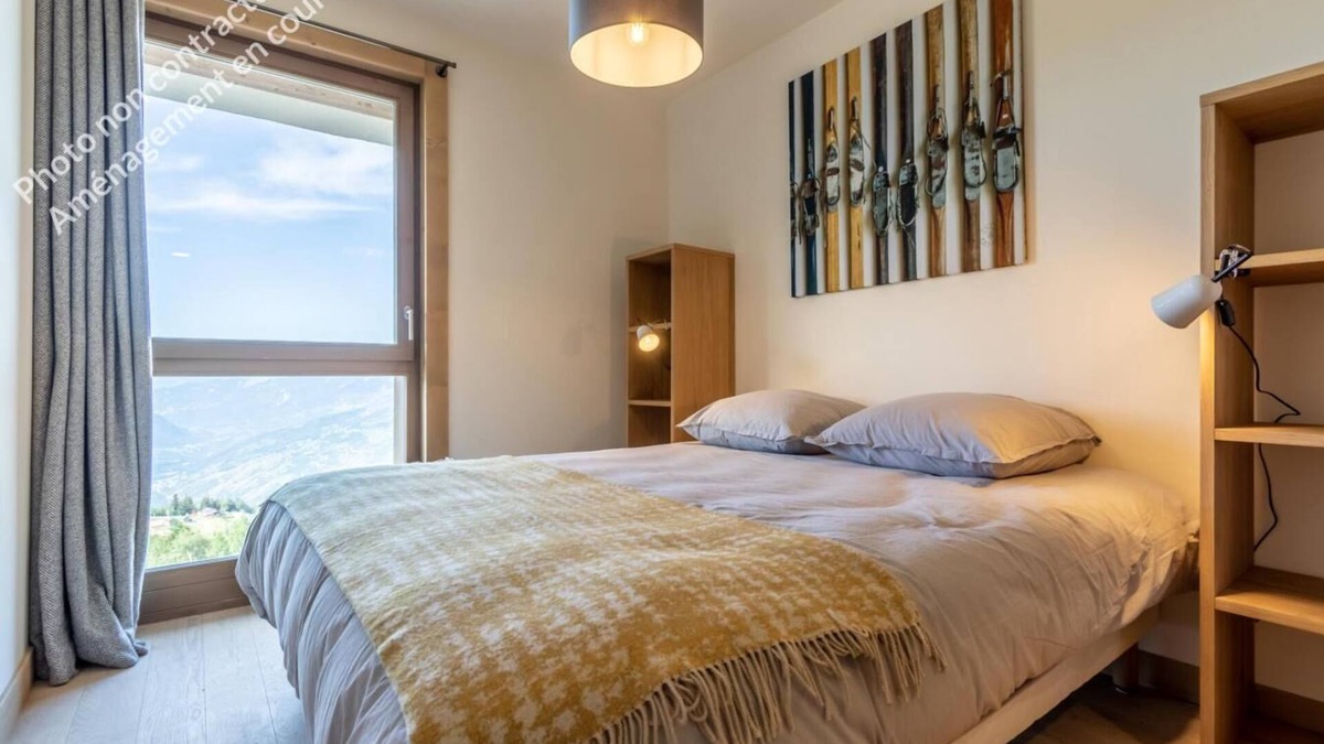 Arc-1600 Apartment | 50m from ski slopes, 1st floor, view panoramic, fitness, swimming pool, sauna, hammam, terrace