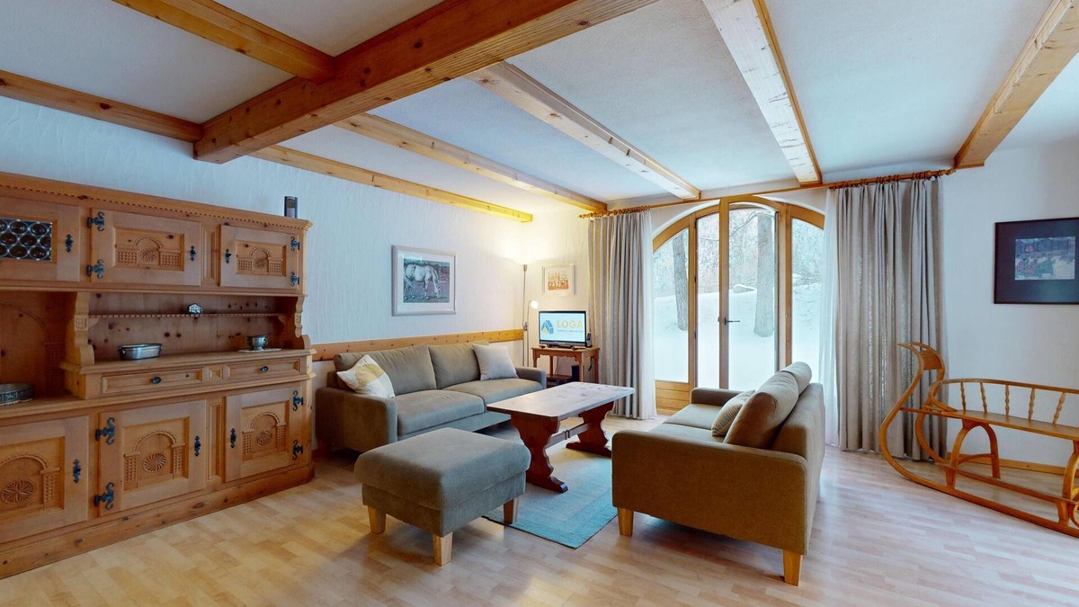 Celerina-Schlarigna Apartment | 5½-roomed apartment on the ground floor, 140m2.