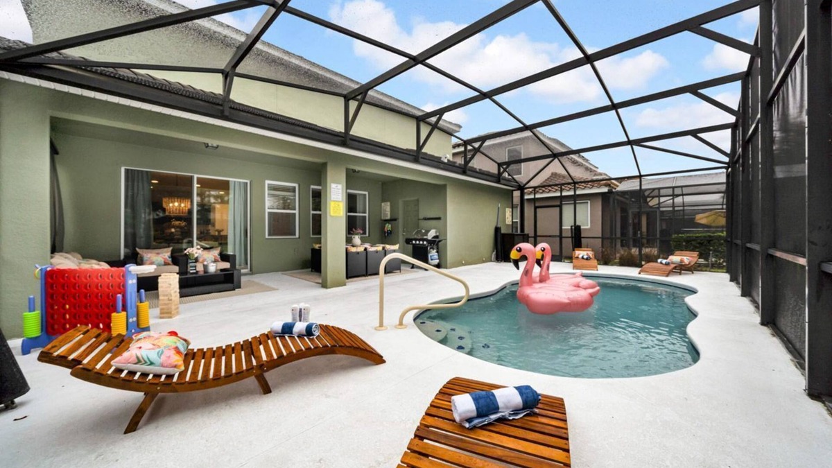 Sunridge Woods House | 5BR Luxury Home - Pool, Games & BBQ Near Disney