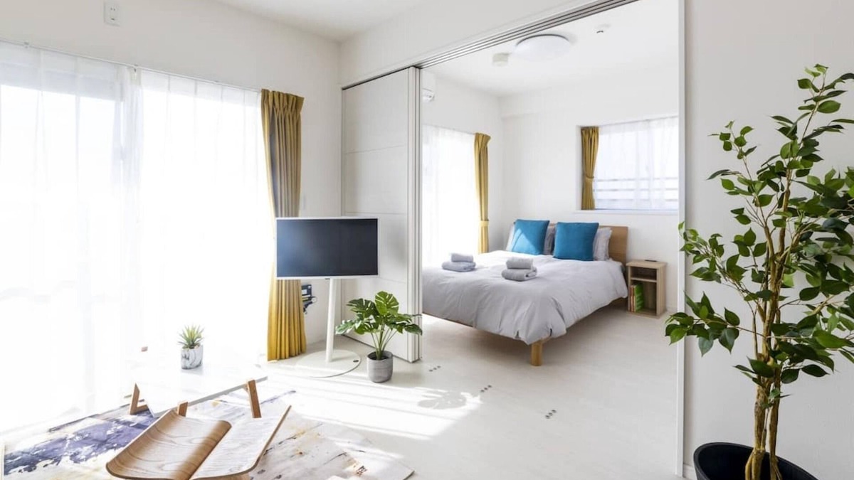 Urasoe Apartment | 5min walk to the beachOceanView RoomMax8pplWifi/Urasoe Okinawa