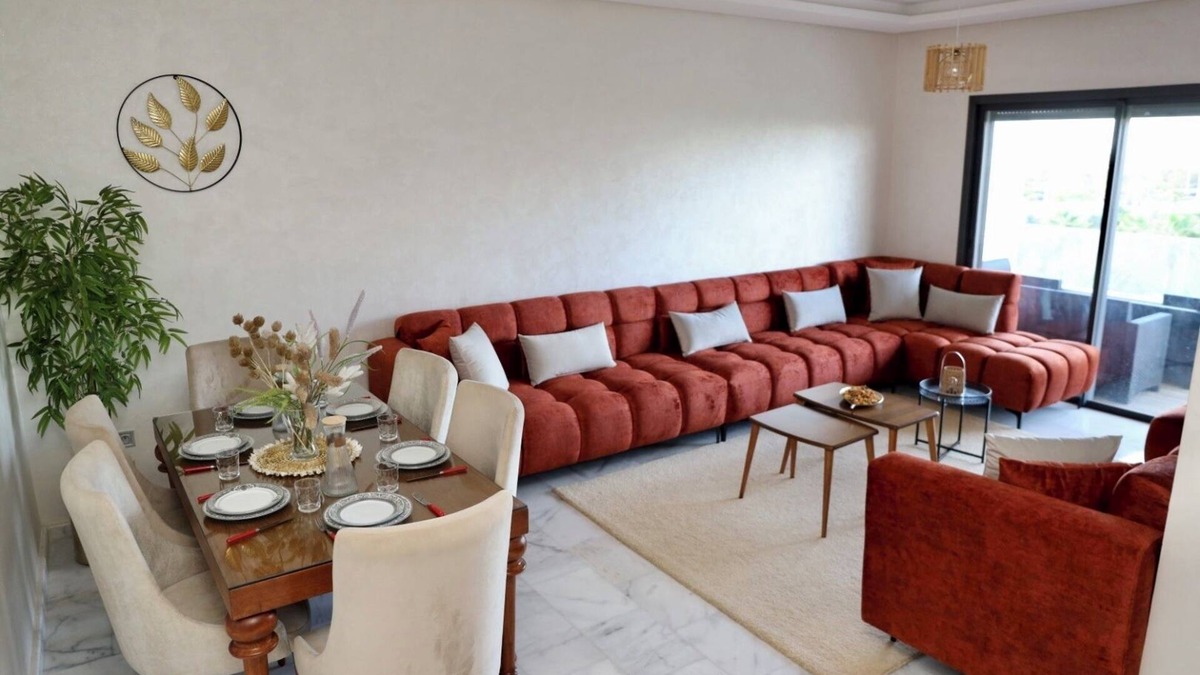 Ain Harrouda Apartment | 5mn from the beach, elegant relaxation apartment, Swimming pool, Playground, Park
