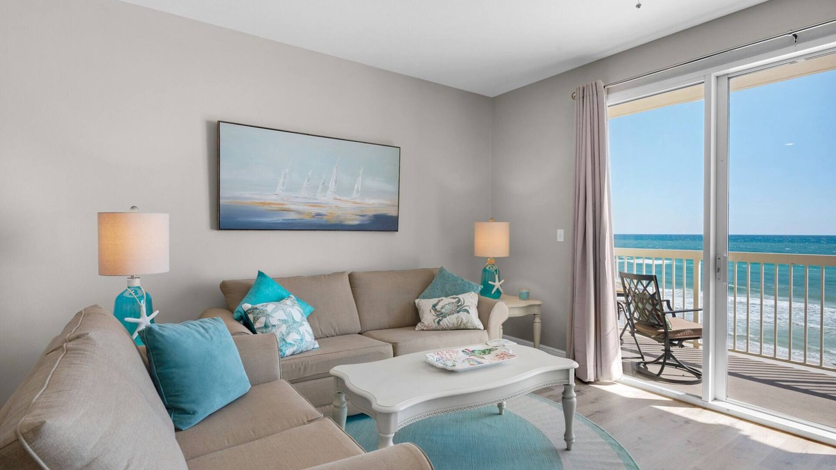 Miramar Beach Condo | 5th Floor ~ Celadon Beach ~ Gulf Front ~Quiet West End~ Free Beach Service ~ Fall Specials