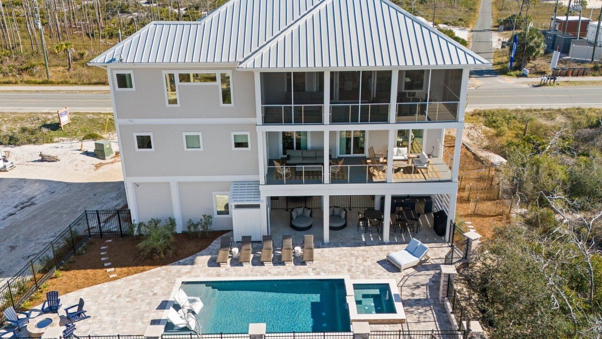 Port St. Joe House | 6 Bdrms, Private Pool, 2 min. Walk to Private Beach Access!