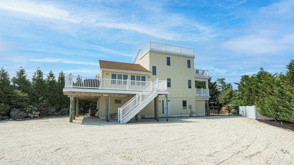 Loveladies House | 6-bedroom LBI house w heated pool, ocean views, outdoor entertaining area