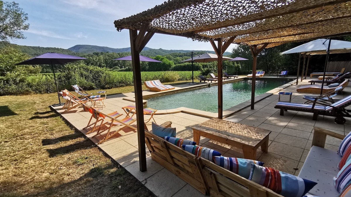 Lamalou-les-Bains House | 6-person gite in estate with swimming pool