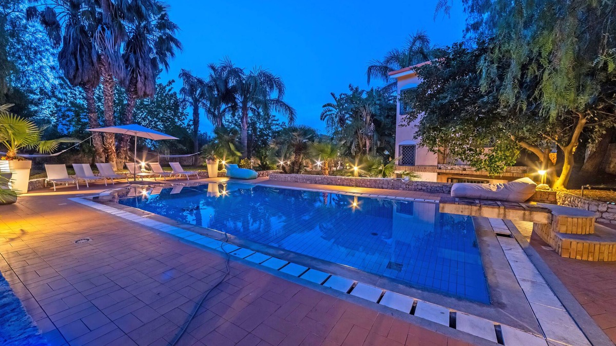 Villa Grazia di Carini Villa | 600 meters away from the sea, private pool, lush garden