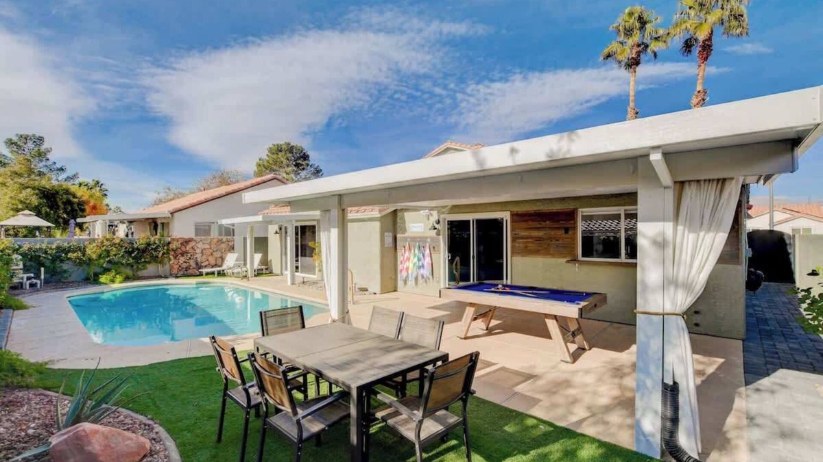 North Las Vegas House | 6BR Paradise w/Pool, Pool table | Lux Retreat