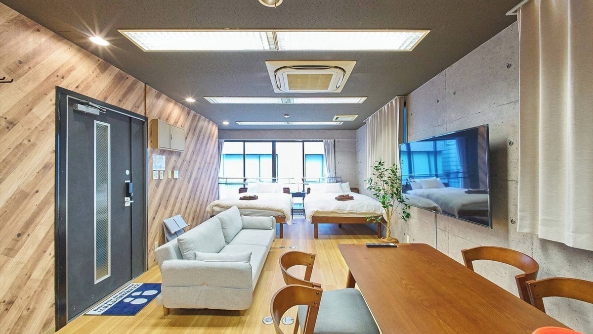 Shinbashi Apartment | 6person room2 double beds sofa bed4minute wa/Minato-ku Tokyo