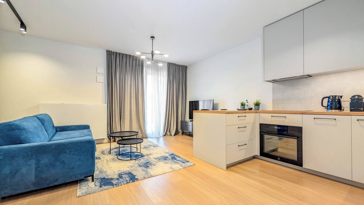 Srodmiescie Apartment | 6th Floor Studio with the River View