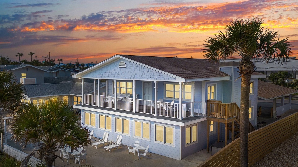 Bahama Beach House | 7 Br Gulf Front Beach Home. Family Friendly and affordable. Pets Considered.
