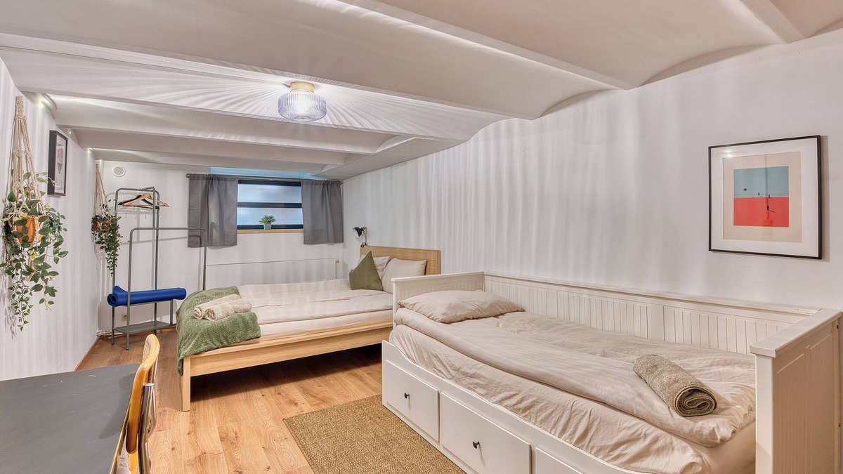 Brussels Apartment | 7)Economic 2bedroom basement apt near Mid iStation