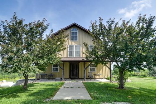 Union County House | 7 Mi to Afton Lake The Barn Secluded Retreat