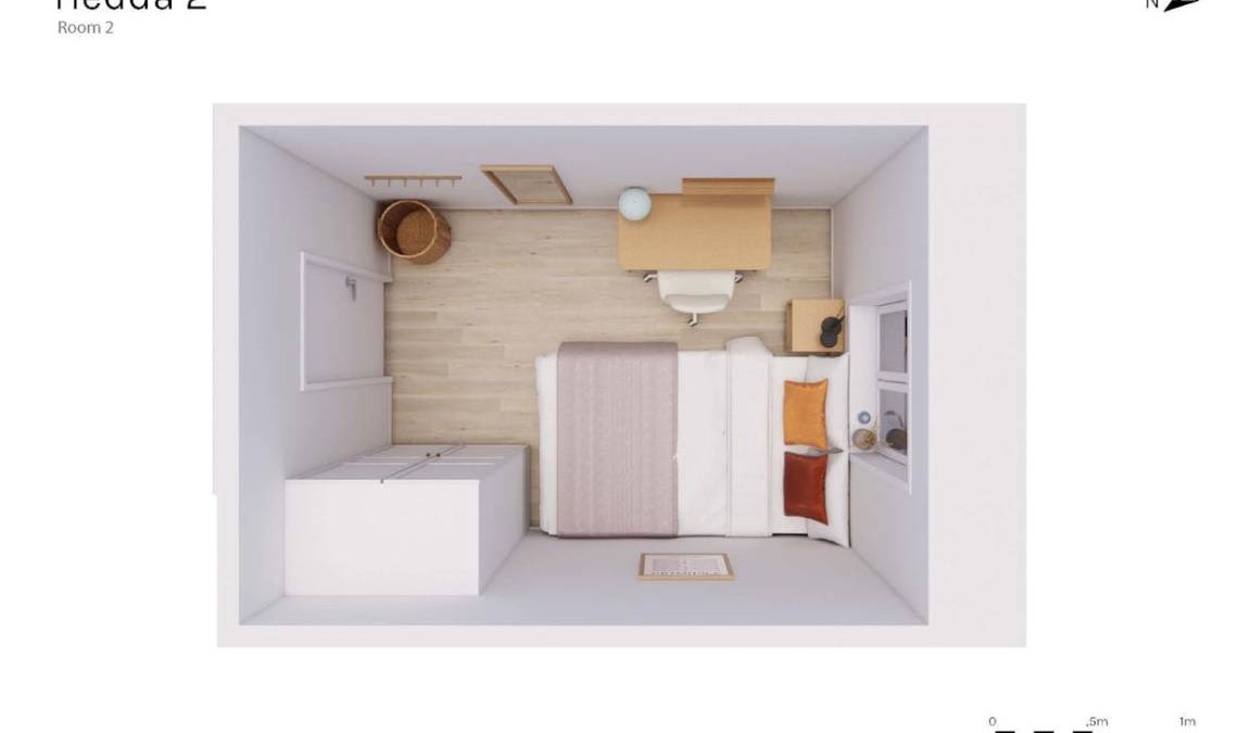 Grunerlokka Resort | 73 m² Private room ∙ 1 bedroom ∙ 1 guest