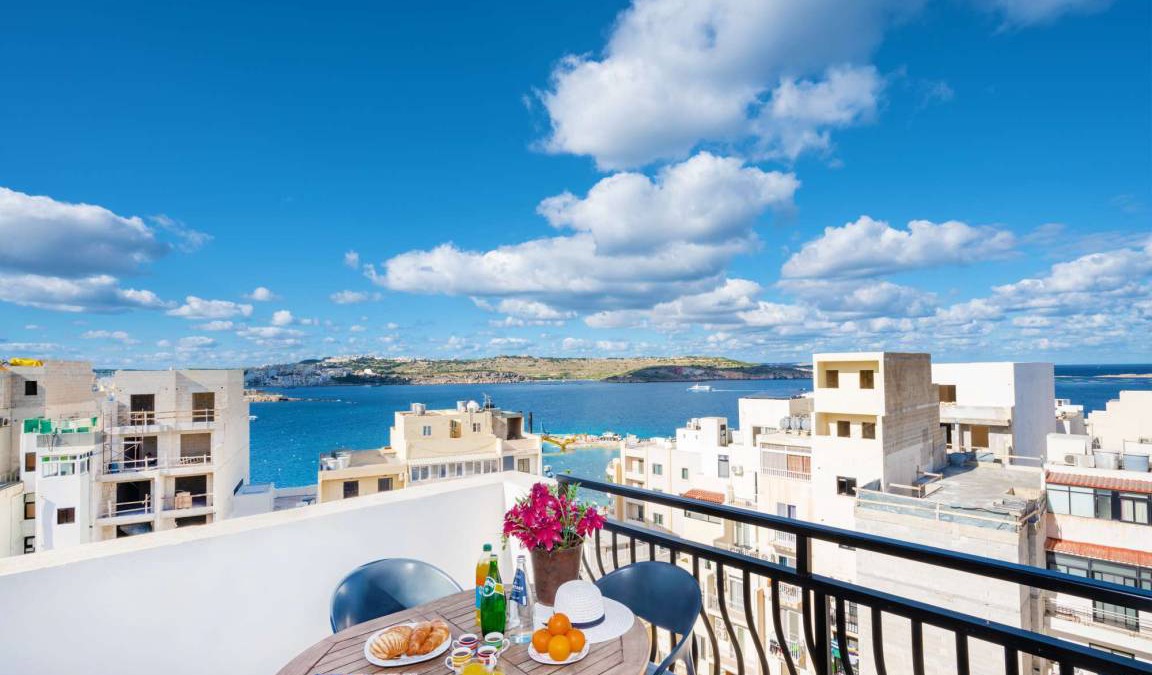 Bugibba Apartment | 76 m² Apartment ∙ 2 bedrooms ∙ 5 guests