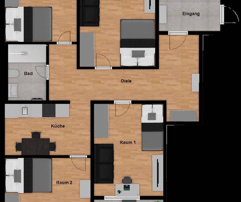 Ramersdorf - Perlach Resort | 77 m² Private room ∙ 1 bedroom ∙ 1 guest