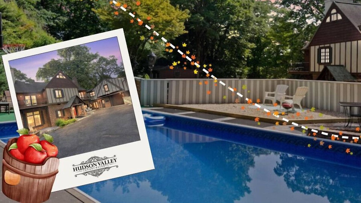 Ossining House | 7BR Beacon Thanksgiving Foliage Game Room BBQ