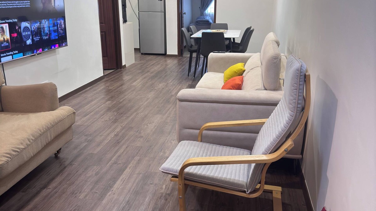 Central Seberang Perai House | 7pax 2-bedroom house with WiFi and AC in lovely Bukit Mertajam@Near AEON