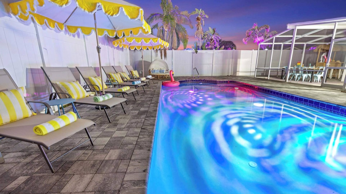 Whitney Beach House | 8 mi to AMI, Heated Pool, Game Room, Karaoke Room!