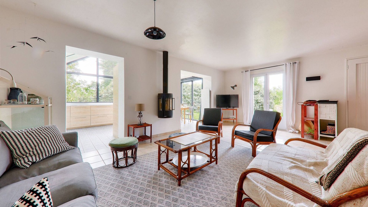 Saint-Gildas-de-Rhuys Ski Chalet | 800 m from beach – house for 4 adults and 2 children