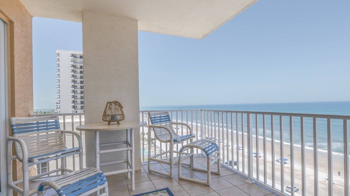 Daytona Beach Shores Condo | 802 Sanibel - Oceanfront Luxury Unit