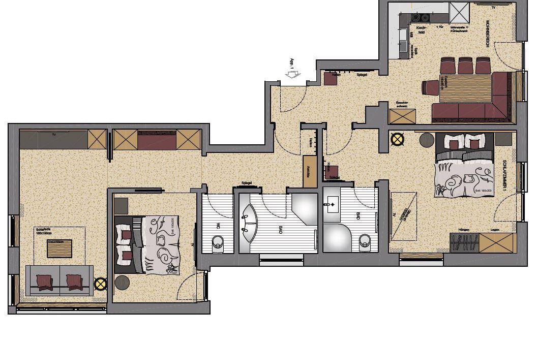 Soell Apartment | 82 m² Apartment ∙ 2 bedrooms ∙ 6 guests