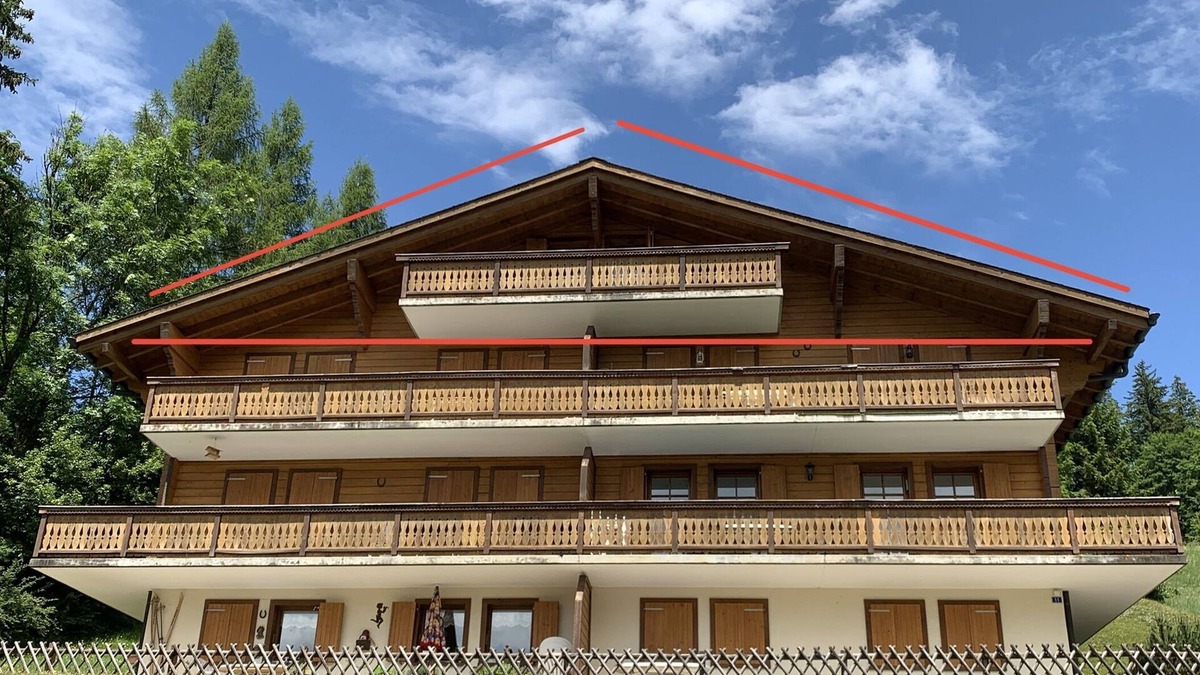 Ormont-Dessus Apartment | 90m2 penthouse apartment with games room, gym and sauna